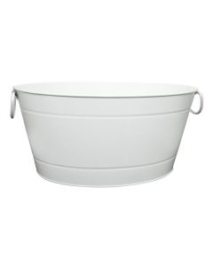 ILSA Secchiello Party Metallo Vernic. Bianco 40X28Xh22