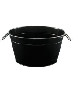 ILSA Secchiello Party Metallo Verniciato Nero 40X28Xh22