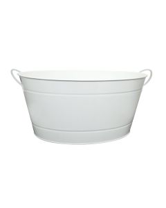 ILSA Secchiello Party Metallo Vernic. Bianco 50X32Xh23