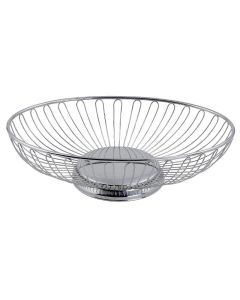 ILSA Cestino Ovale In Filo Cm 29X19 Acciaio Inox 18/10