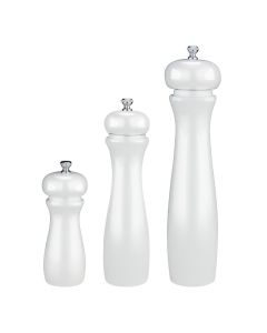 Macinapepe - Macinasale</b> in legno laccato con macina in ceramica, elegante che risalta anche sulla tavola H12