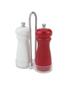 ILSA Stand X Macinapepe/sale 12.5x5,5xH18 Acrilico-Inox