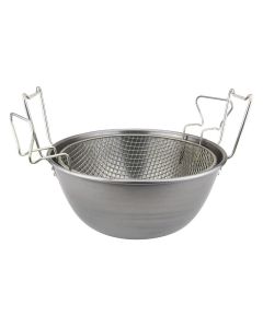 ILSA Friggitrice Con Cestello In Ferro Spazzolato Cm 36