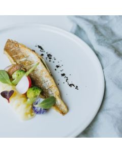 PIATTO PIANO DA CM 26 MOD. OPTIMO BIANCO confezione da 6 pezzi