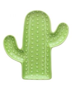 TOGNANA PIATTO CACTUS CHIARO 20X19X2 PACHY LINEA RELIEF - confezione da 6 pezzi