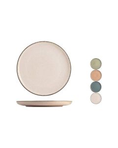 H&H Lifestile Pearl Set 4 Piatti Frutta colori assortiti cm. 19 - confezione da 4 pezzi