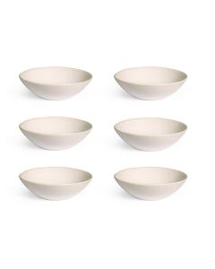 H&H Lifestile Montblanc Set piatti fondi in stoneware cm. 18 - confezione da 6 pezzi