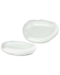 PIATTO IN PORCELLANA CM 25X20 MODELLO PIETRA MARINA 510322 - confezione da 3 pezzi