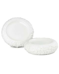 PIATTO IN PORCELLANA CM 20 MODELLO PIETRA MARINA 510325 - confezione da 2 pezzi