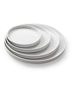 PIATTO PIANO CM 25 IN STILE NORDICO MOD. MIRO&apos; confezione da 3 pezzi