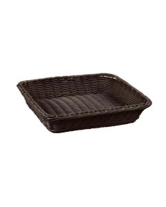 ILSA Cestino Pane Ret. Rattan Sint. Wenge&apos; 32,5x26,5xH7