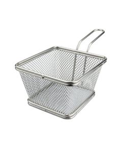 ILSA Mini Cestino quadrato per fritto 10x10xH7 acciaio inox