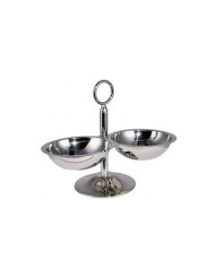 ILSA Alzata Quadri Piccola 2 Piani D. 20/16 Inox 18/10