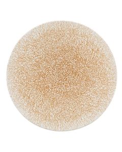 SELTMANN PIATTO PIANO LIFE MOLECULE AMBRA CM. 28 IN PORCELLANA