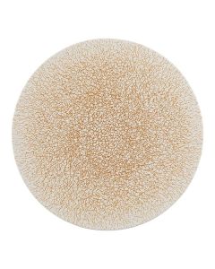 SELTMANN PIATTO PIANO LIFE MOLECULE AMBRA LIGHT CM. 33 IN PORCELLANA