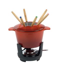 ILSA Normandie Set Fondue 10Pz Ghisa Cm 16