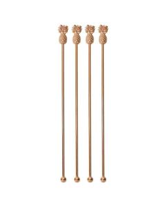 PADERNO Palette cocktail ananas 20 cm - Confezione 4 pezzi