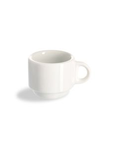 TOGNANA Basic Tazza Caffe&apos; Con Piattino Cc 65 - Confezione da 6 pezzi