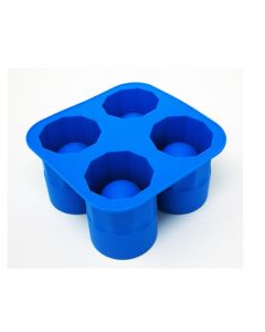 ILSA Mixage Stampo in silicone a forma di 4 bicchierini di ghiaccio