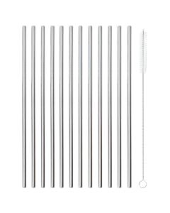 PADERNO Cannucce dritte c/scovolino cm 21,5 D. 0,6 cm - Confezione 12 pezzi