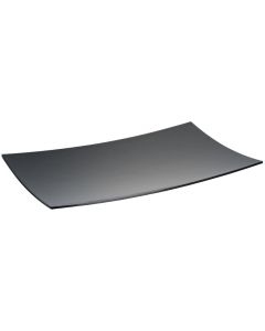 EFAY Piatto GN 1/2 curvo Nero "Luna" Melamina 100%