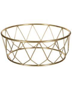 EFAY Stand universale antiscivolo Oro "Crown" Acciaio rivestito in PVC cm 25x21,2 H 10 cm 