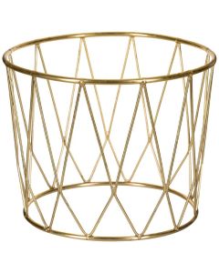 EFAY Stand universale antiscivolo Oro "Crown" Acciaio rivestito in PVC cm 25x21,2 H 20 cm