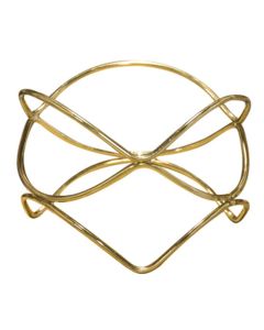 EFAY Stand universale antiscivolo Oro Dance Acciaio rivestito in PVC h 15 cm