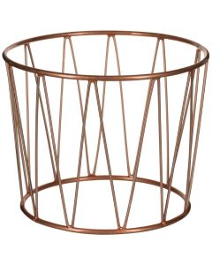 EFAY Stand universale antiscivolo Rame "Crown" Acciaio rivestito in PVC cm 25x21,2 H 20 cm