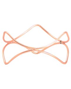 EFAY Stand universale antiscivolo Rame Dance Acciaio rivestito in PVC h 10 cm