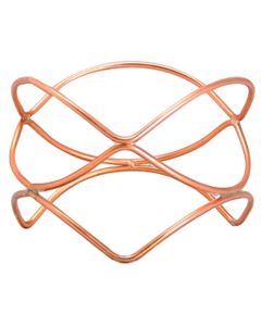 EFAY Stand universale antiscivolo Rame Dance Acciaio rivestito in PVC h 15 cm