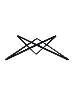 EFAY Stand universale antiscivolo Star Acciaio rivestito in PVC h 10 cm