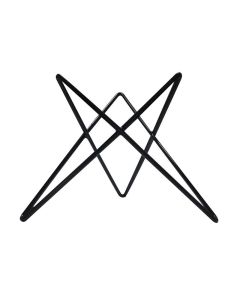 EFAY Stand universale antiscivolo Star Acciaio rivestito in PVC h 20 cm