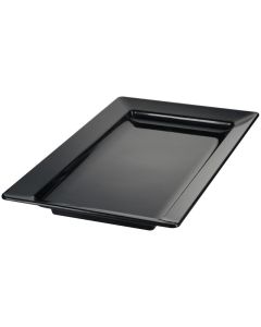 EFAY Vassoio rettangolare "Dido " Nero Melamina 100% cm 44,5x22