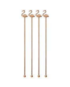 PADERNO Palette cocktail fenicottero 21,5 cm - Confezione 4 pezzi