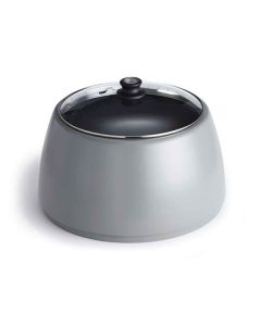 Cappa in Acciaio con Coperchio Ventilato in Vetro Temprato per LotusGrill XL G435