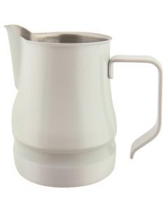 ILSA Lattiera per Cappuccino e Latte Art ￉volution Colore Bianco Acciaio inox 18-10 Rivestimento Antiaderente