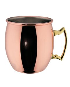 ILSA Tazza bombata Moscow Mule Linea Mixage Copper Acciaio inox 18-10 placcato in rame