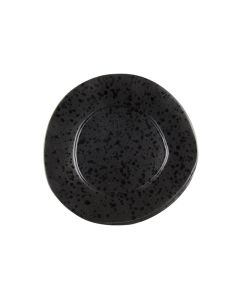 LE COQ Aetna Piatto Frutta nero puntinato 23 cm