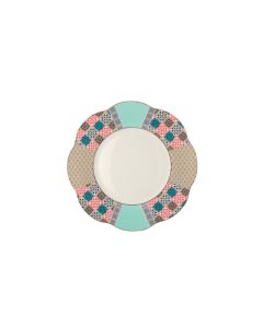 LE COQ Anemone Piatto Pane con decoro Eutenea D. 15 cm - Confezione 6 pezzi