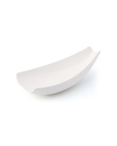 LE COQ Cassiopea Coppa a barca color avorio 23,5x11,5 cm H. 7 cm