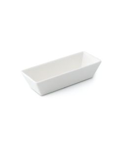 LE COQ Dyonisio Coppetta rettangolare color avorio 12,5x5 cm H. 3 cm