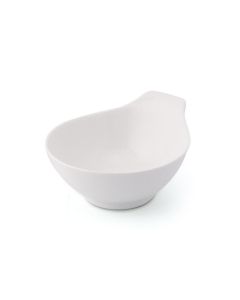 LE COQ Dyonisio Coppetta rotonda c/manico color avorio 12x10,5 cm H. 6 cm