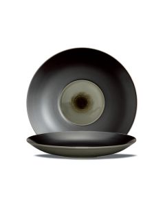 LE COQ Ekate Piatto Presentazione Grigio D. 30,5 cm H. 4,5 cm - Confezione 3 pezzi