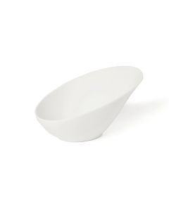 LE COQ Febe Coppa obliqua color avorio 12,5x7 cm H. 5 cm