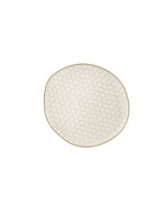 LE COQ Kypseli Piatto Frutta beige 22x20,5 cm - Confezione 12 pezzi