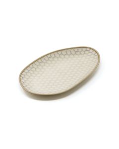 LE COQ Kypseli Vassoio Ovale beige 22,5x13 cm - Confezione 16 pezzi