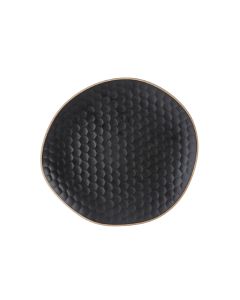 LE COQ Kypseli Piatto Piano nero matt 28x25,5 cm - Confezione 8 pezzi