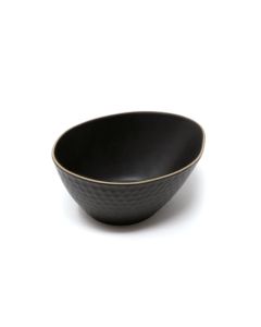 LE COQ Kypseli Coppetta Angolare nero matt 16x13 cm H. 7 cm - Confezione 12 pezzi