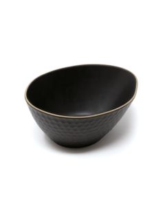 LE COQ Kypseli Coppa Angolare nero matt 20,5x16 cm H. 9 cm - Confezione 8 pezzi